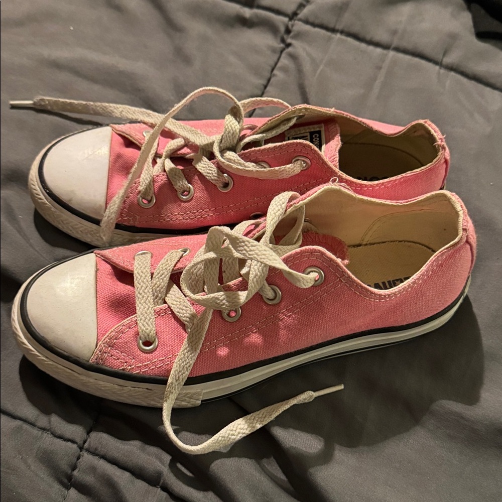 Converse All Star Kids Pink size 2 chucks - Picture 2 of 4